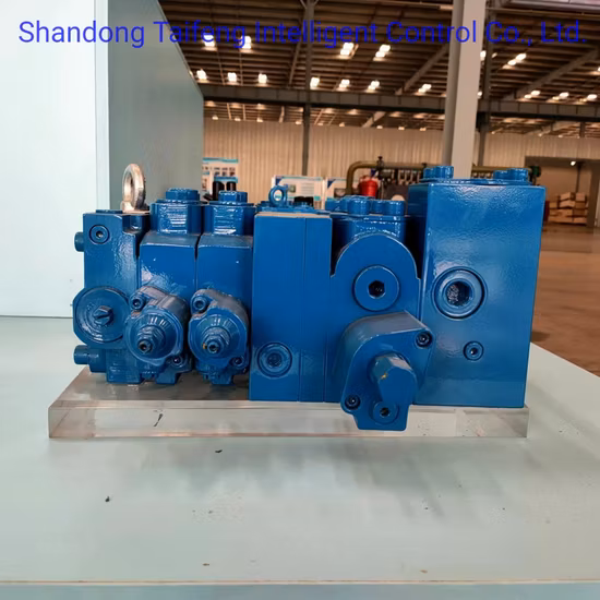 420 L/Min High Performance Sectional Hydraulic Directional Control Valve with Pilot Control for Crane