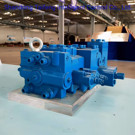 420 L/Min High Performance Sectional Hydraulic Directional Control Valve with Pilot Control for Crane