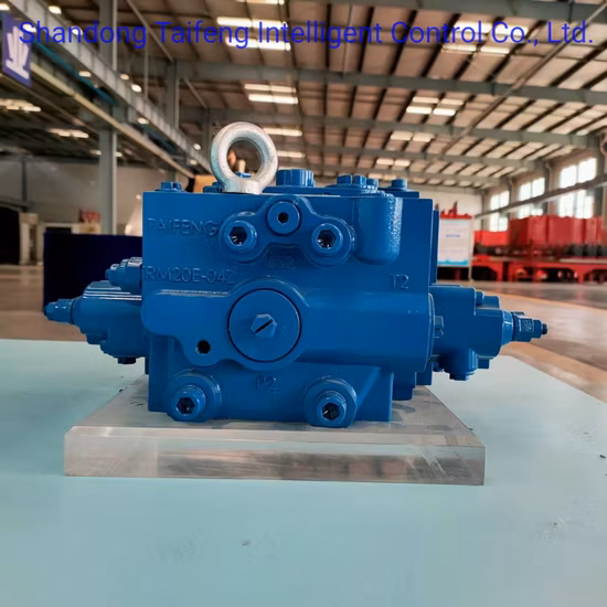 420 L/Min High Performance Sectional Hydraulic Directional Control Valve with Pilot Control for Crane
