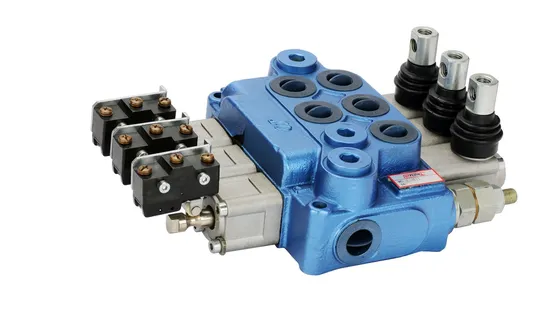 Pressure Compensated Flow Control Valve Hydraulic Flow Valve Manual Control with Levers