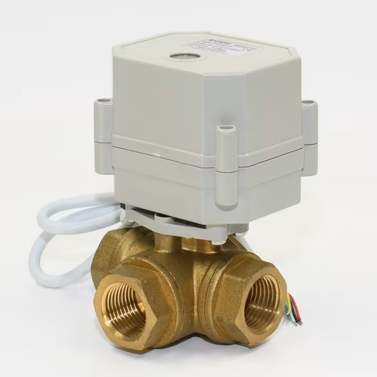 3 Way Water Flow Electric Valve Control 1